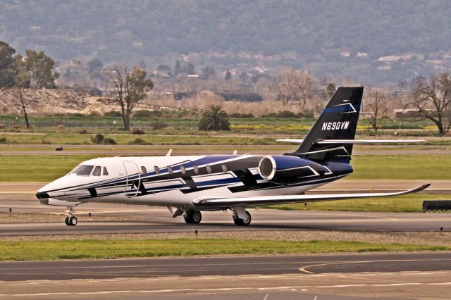 Cessna Citation Sovereign (N690VM) - Cessna 680 Citation Sovereign at Livermore Municipal Airport, February 2022