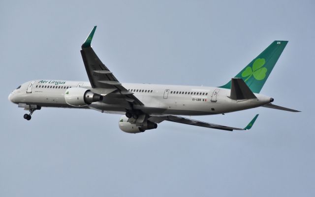 EI-LBR — - aer lingus 757-200 ei-lbr dep shannon for boston on a proving flight.1/2/14.