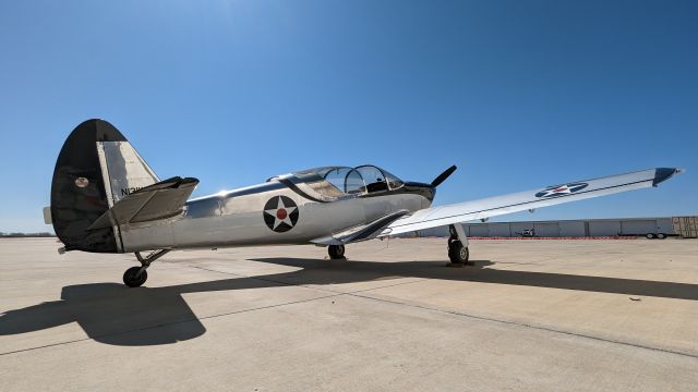 TEMCO Swift (N131W) - Parked in front of "DOC" B-29 hangar.