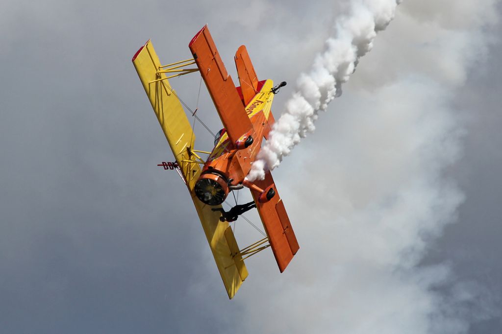 Grumman Super Ag-Cat (N7699) - Gene Soucy's Ag-Cat performing at Airventure 2013.