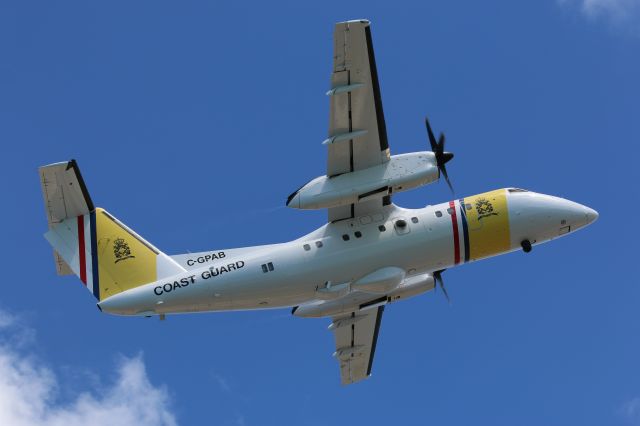 de Havilland Dash 8-300 (C-GPAR) - Coast Guard Dash 8 C-GPAR departing TNCM