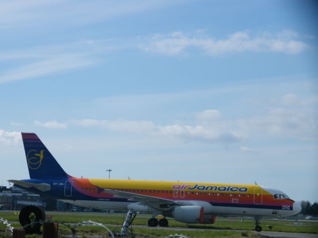 6Y-JMJ — - 6Y-JMJ A320-214 MSN 1751 OF AIR JAMICA SEEN HERE AT SHANNON   15-03-2011 FROM KINGSTON VIA YQX TO EINN