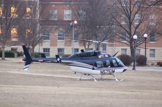 Bell JetRanger (N5751M) - Landed at Mt. saint marys convent.