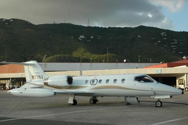 Learjet 35 (N77NJ) - National Jets Air Ambulance at St. Martin, US Virgin Islands