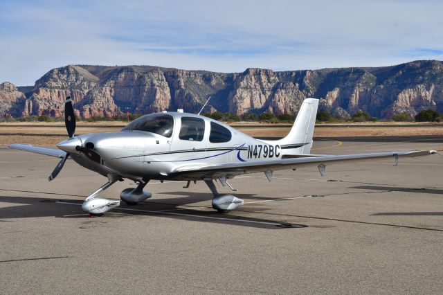 Cirrus SR-22 (N479BC) - On the ramp at Sedona.  Photo courtesy of Evan Roberts