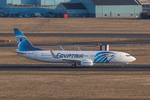 Boeing 737-700 (SU-GEA) - Picture from the old Tower