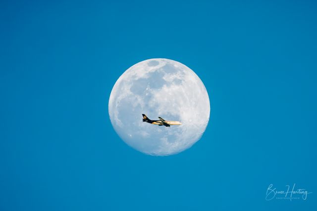 — — - Moon flyby!