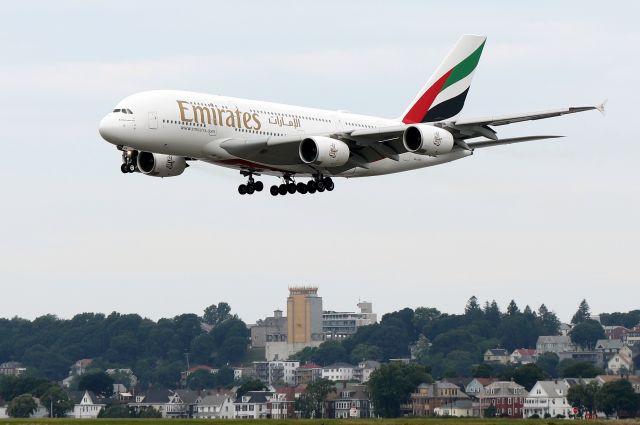 Airbus A380-800 (A6-EUV) - 'Emirates 237' inbound to 22L