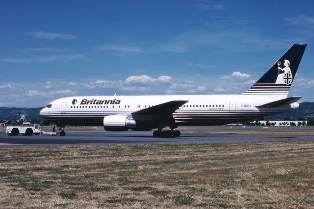 G-BOPB — - BRITANNIA AIRWAYS - BOEING 767-204/ER - REG : G-BOPB (CN 24239/243) - ADELAIDE INTERNATIONAL AIRPORT SA. AUSTRALIA - YPAD (9/12/1990)