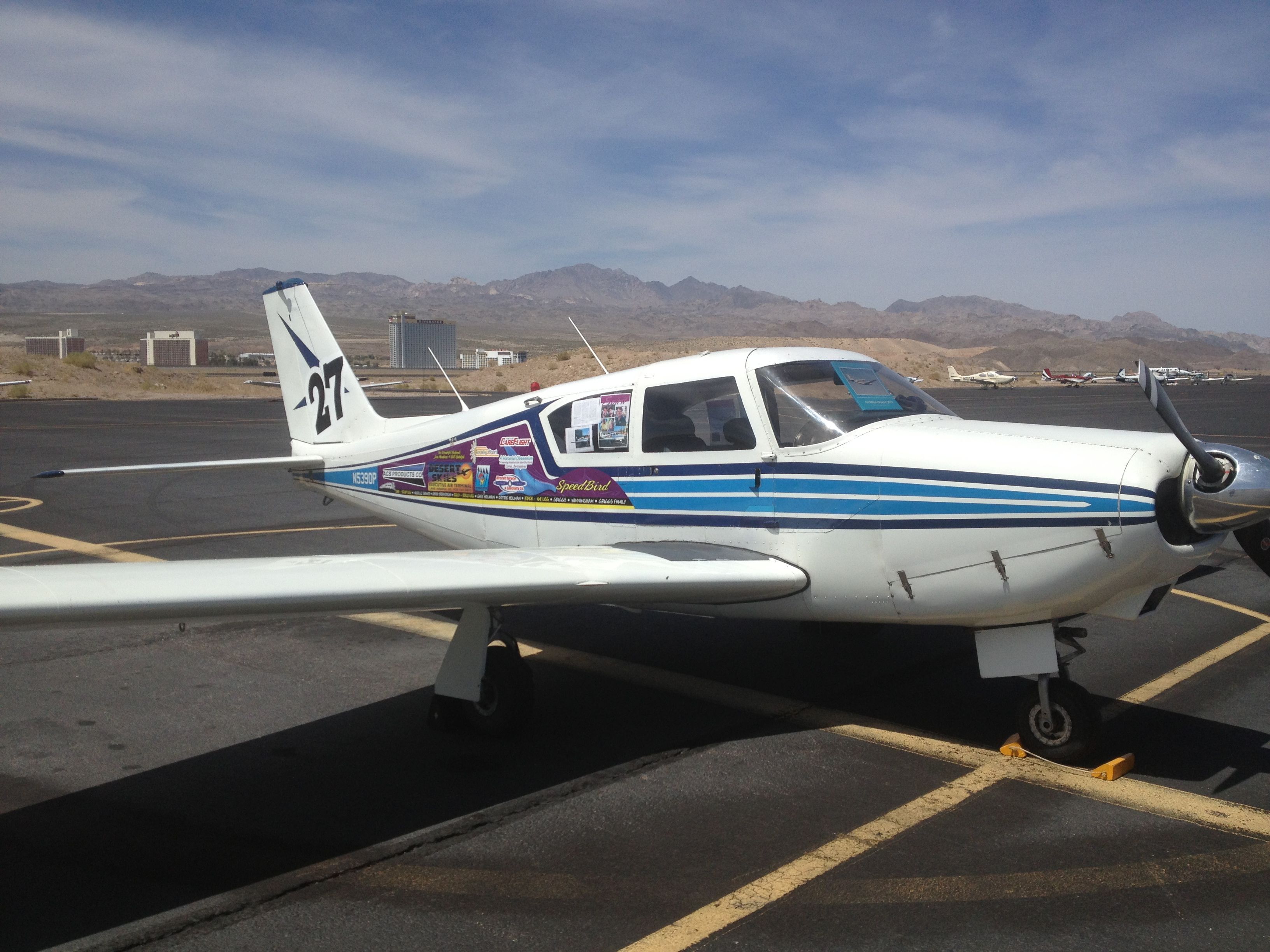 Piper PA-24 Comanche (N5390P) - On the ramp at Bullhead/Laughlin airport