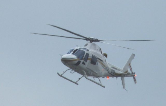 N287MM — - Shown here is an Agusta Westland AW119MKII passing by in the Spring of 2016.