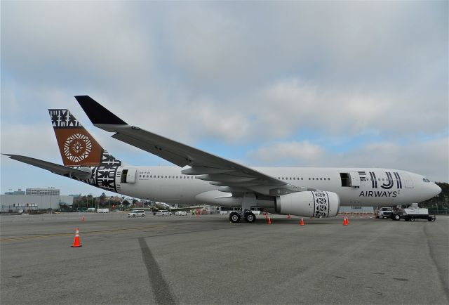 Airbus A330-200 (DQ-FJU) - Delivery flight for the second A330  for Fiji Airways. Presentation to the travel industry at LAX