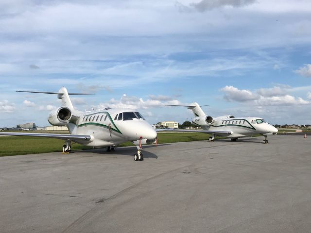 Cessna Citation X (N713FL) - AirX America N713FL &amp; N214WT at KFXE. Available for charter flights. Contact charter.sales@airx.aero for details.