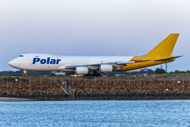 BOEING 747-8 (N851GT) - Polar Air Cargo (N851GT) Boeing 747-87U(F) taxiing at Sydney Airport.