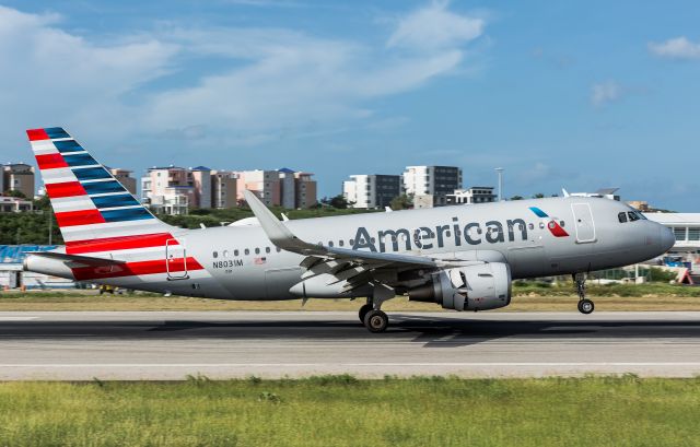 Airbus A319 (N8031M)