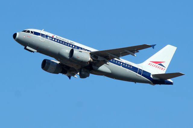 Airbus A319 (N745VJ) - Americans Allegheny Heritage jet heading to Reagan National Airport