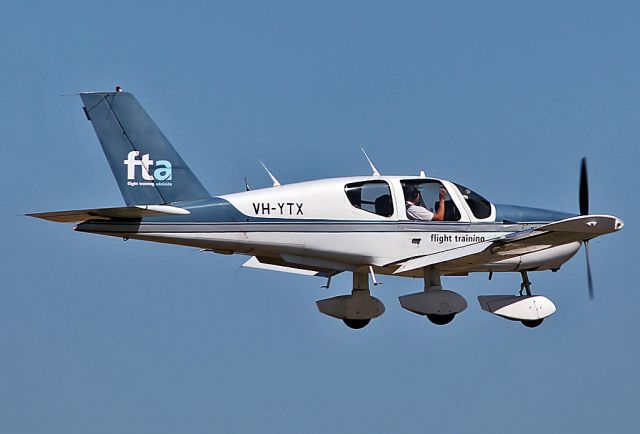 Socata Tobago (VH-YTX) - FLIGHT TRAINING ADELAIDE - SOCATA TB-10 TOBAGO - REG VH-YTX (CN 1606) - PARAFIELD ADELAIDE SA. AUSTRALIA - YPPF (23/1/2015)CANON 550D WITH 300MM CANON FIXED LENSE.