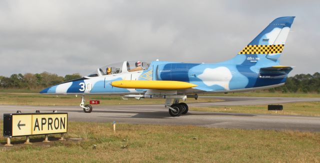 Aero L-39 Albatros (N139VS) - An Aero Vodochody L-39C Albatros taxiing after arriving H.L. Sonny Callahan Airport, Fairhope, AL - February 28, 2019.