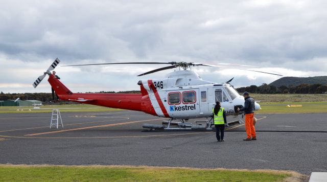 Bell 412 (VH-KHU) - Kesrel Aviation Bell 412 at Flinders Island, May 2023