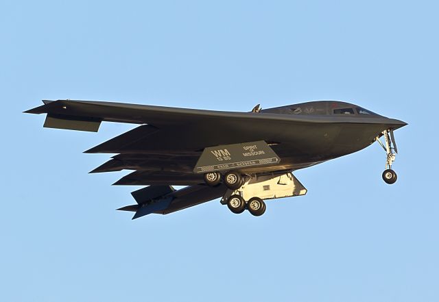 Northrop Spirit (WM13BS) - Northrop Grumman B-2 Spirit (Stealth Bomber)br /Red Flag Exercise - Nellis Air Force Base (03/13)br /WM 13 BS - Spirit Of Missouri (Whiteman AFB, Mo.)