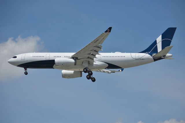 Airbus A330-200 (P4-MLO) - FORMER 9H-CLX SPORTING NEW COLORS AND NEW REGISTRATION LANDING 23-L ON 05-18-19