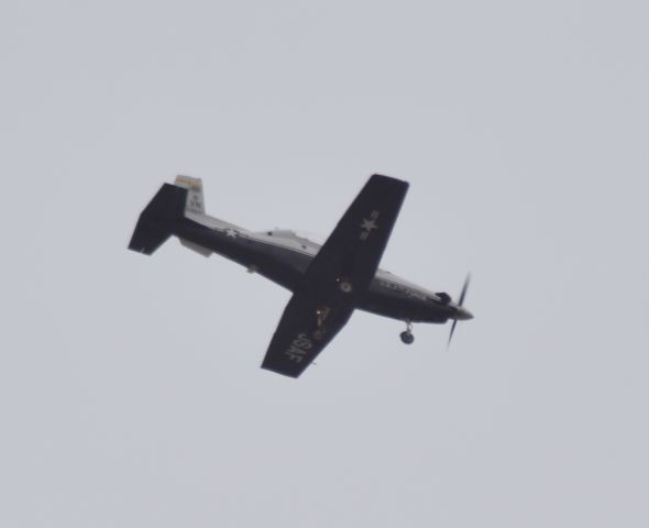 08-3927 — - AT-6 coming into KABQ from Vance AFB