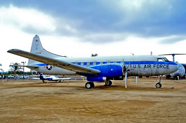 54-2808 — - Convair C-131D Samaritan S/N 54-2808 Cargo / Transport  "The C-131 was a military transport version of the Convair-Liner 240 built by General Dynamics. The museums C-131 is a D model, serial number 54-2808, manufactured by Consolidated-Vultee, San Diego, CA, and delivered to the Air Force on 19 October 1954."  March Field Air Museum TDelCoro October 21, 2012