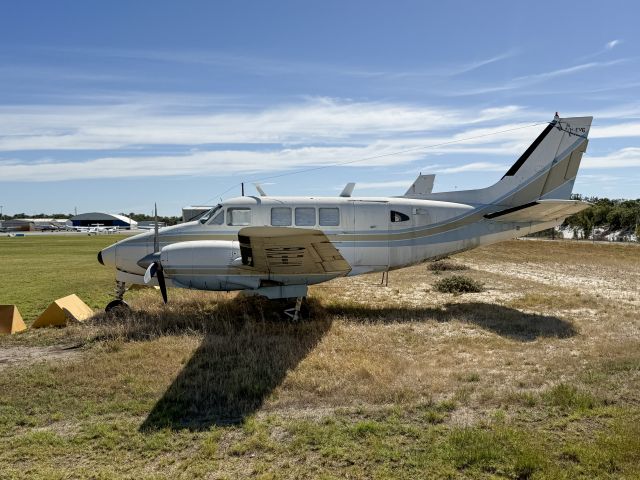 Beechcraft Queen Air (65) (VH-EVG) - Abandoned... a Queen Air. At Jandakot airport near Perth.27-MAR-2025.