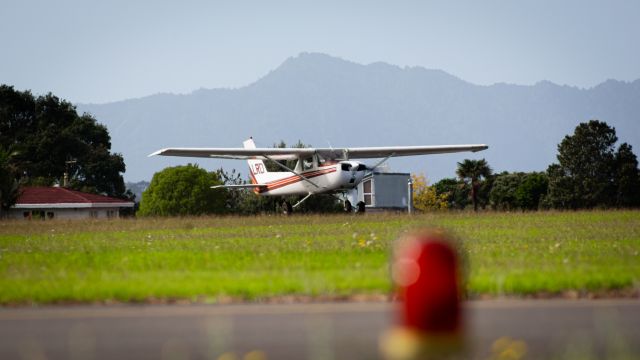 Cessna Commuter (ZK-LRD) - ZK-LRD taking to the skies as part of a GA formation flight for Anzac day.