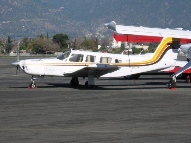 Piper Saratoga (N977TM) - Parked at El Monte