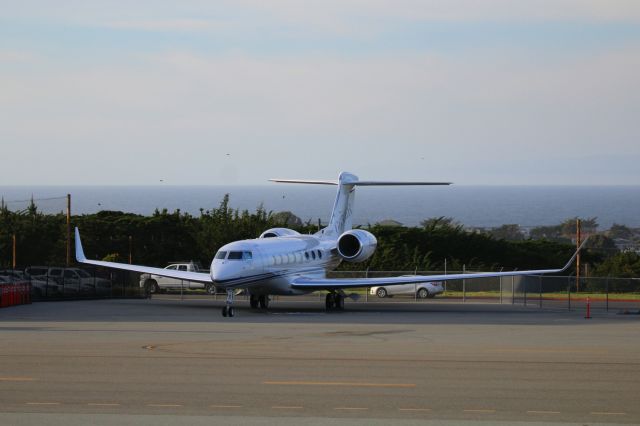 Gulfstream Aerospace Gulfstream G650 (N650ER) - KMRY - another look at N650ER from across the ramp.