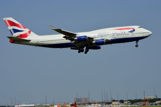 Boeing 747-400 (G-BNLF) - British Airways - B747-400 - G-BNLF - Arriving KDFW 06/26/2013