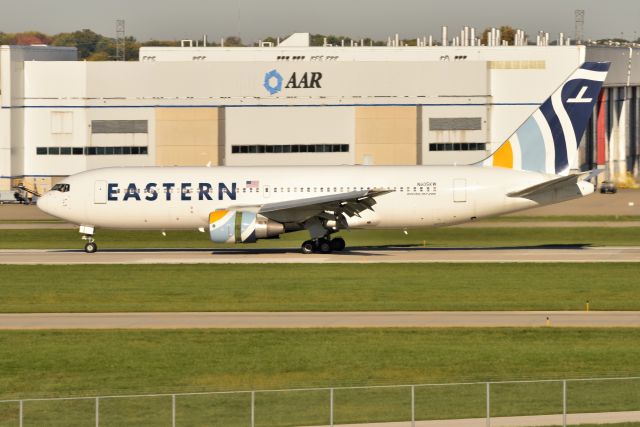 BOEING 767-200 (N605KW) - Rolling out on 23-R on 10-27-21