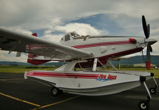 AIR TRACTOR Fire Boss (N10122) - "Fire Boss", Grangeville, Idaho, July 4th, 2014.