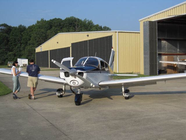 Piper Cherokee (N140SD) - Heathers FIRST flying lesson. July 11, 2009