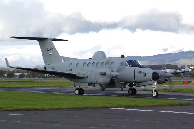 Beechcraft Super King Air 300 (1000742) - An MC-12S, used be a MC-12W Liberty with the USAF