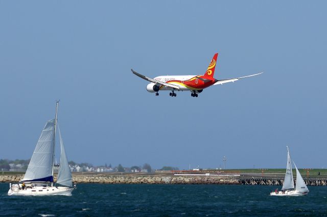 Boeing 787-9 Dreamliner (B-2738) - CHH 481 landing on 4R