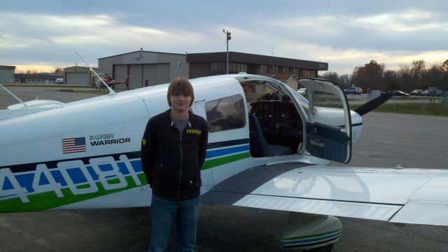 Piper Cherokee (N44081) - My Son (14) First Flight!