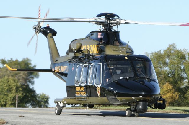 BELL-AGUSTA AB-139 (N382MD) - October 18, 2024 - arrived from Baltimore Shock Trauma Center 