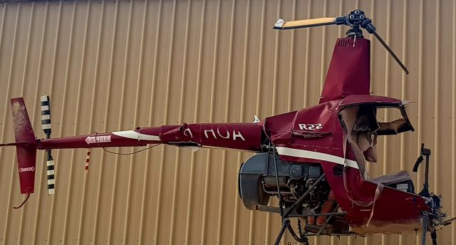 Robinson R-22 (VH-HOA) - Deregistered 2015 for obvious reasons. Currently located at Windorah, Qld.