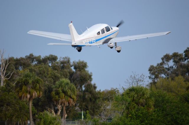 Piper Cherokee (N56735) - Departing KCLW for KOSU.  March 2017