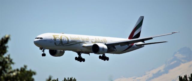 BOEING 777-300 (A6-EQM) - "Year Of The Fiftieth Livery"  br / 6-16-2022