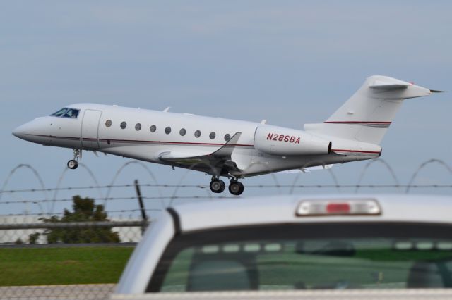 IAI Gulfstream G280 (N286BA) - BANK OF AMERICA NA (Bank of America) departing KCLT - 10/14/18