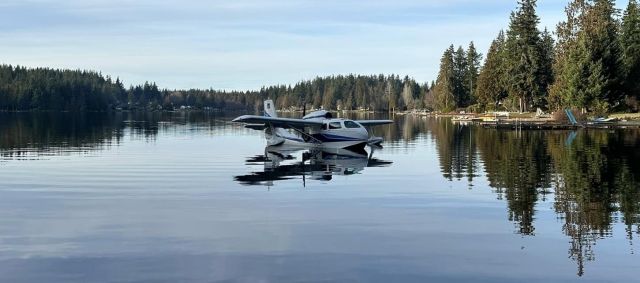 REPUBLIC Seabee (N217G) - Republic Seabee N217G on Lake Shoecraft, WA