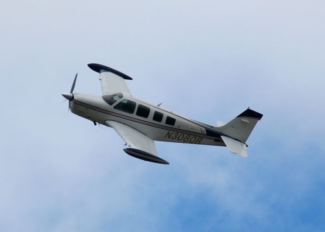 Beechcraft Bonanza (36) (N3080R) - At Downtown Shreveport. 1987 Beech A36