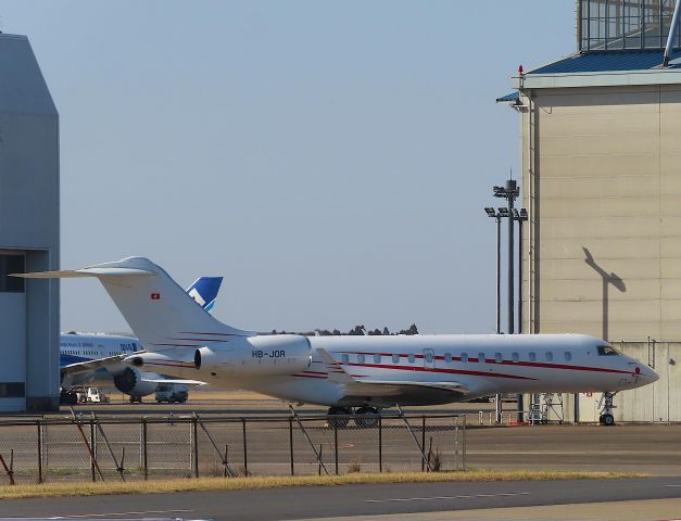 Bombardier Global 5000 (HB-JOR) - Photo taken on Mar 11, 2023.