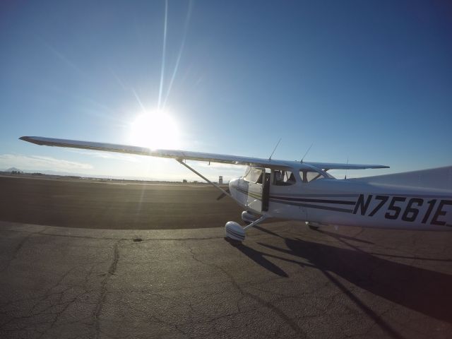 Cessna Skyhawk (N7561E) - First solo XC: KMYF - KIPL - KMYF on 10/23/2015. Also did my first pattern solo in this bird, by far my favorite club airplane