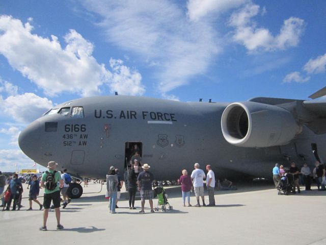 Boeing Globemaster III (N6166) - A C-17 Globemaster at the Thunder Over New Hampshire Airshow.