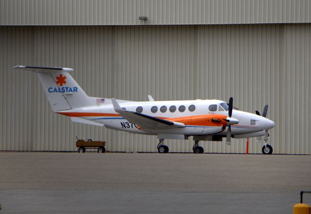 Beechcraft Super King Air 200 (N370CS) - KMRY - CALSTAR King Air 200 at Monterey 5/06/2015 - 