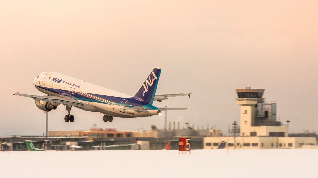 Airbus A320 (JA8400) - All Nippon Airways / Airbus A320-211br /Jan.11.2016 Hakodate Airport [HKD/RJCH] JAPAN